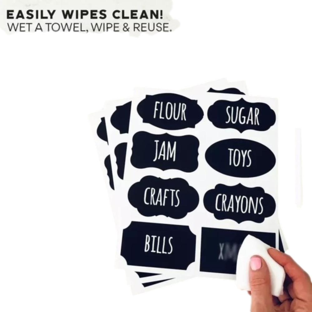 𝅺BLACKBOARD Home Sticker Organizer